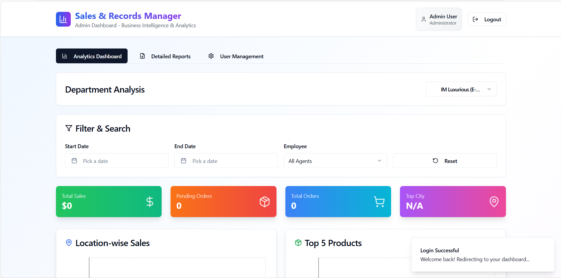 Sales Management System